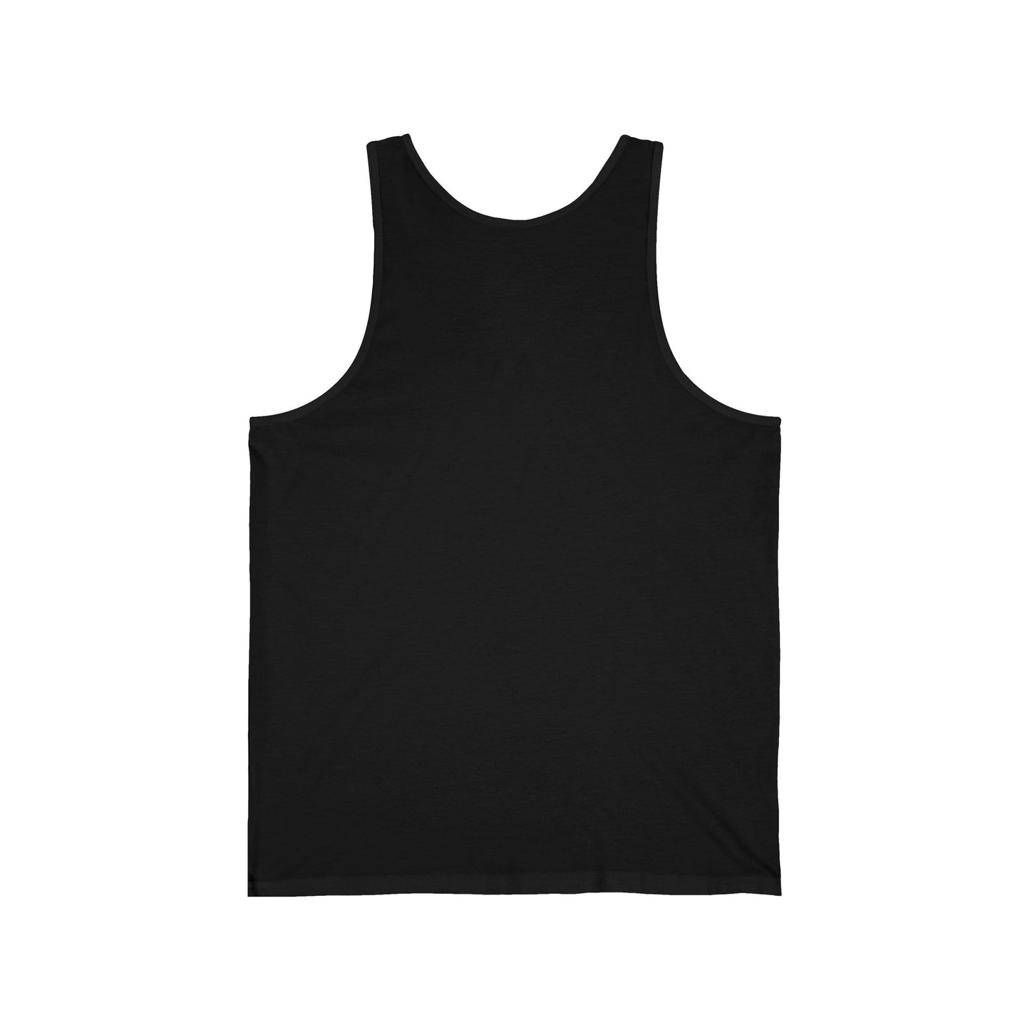 Black tank top on a white background