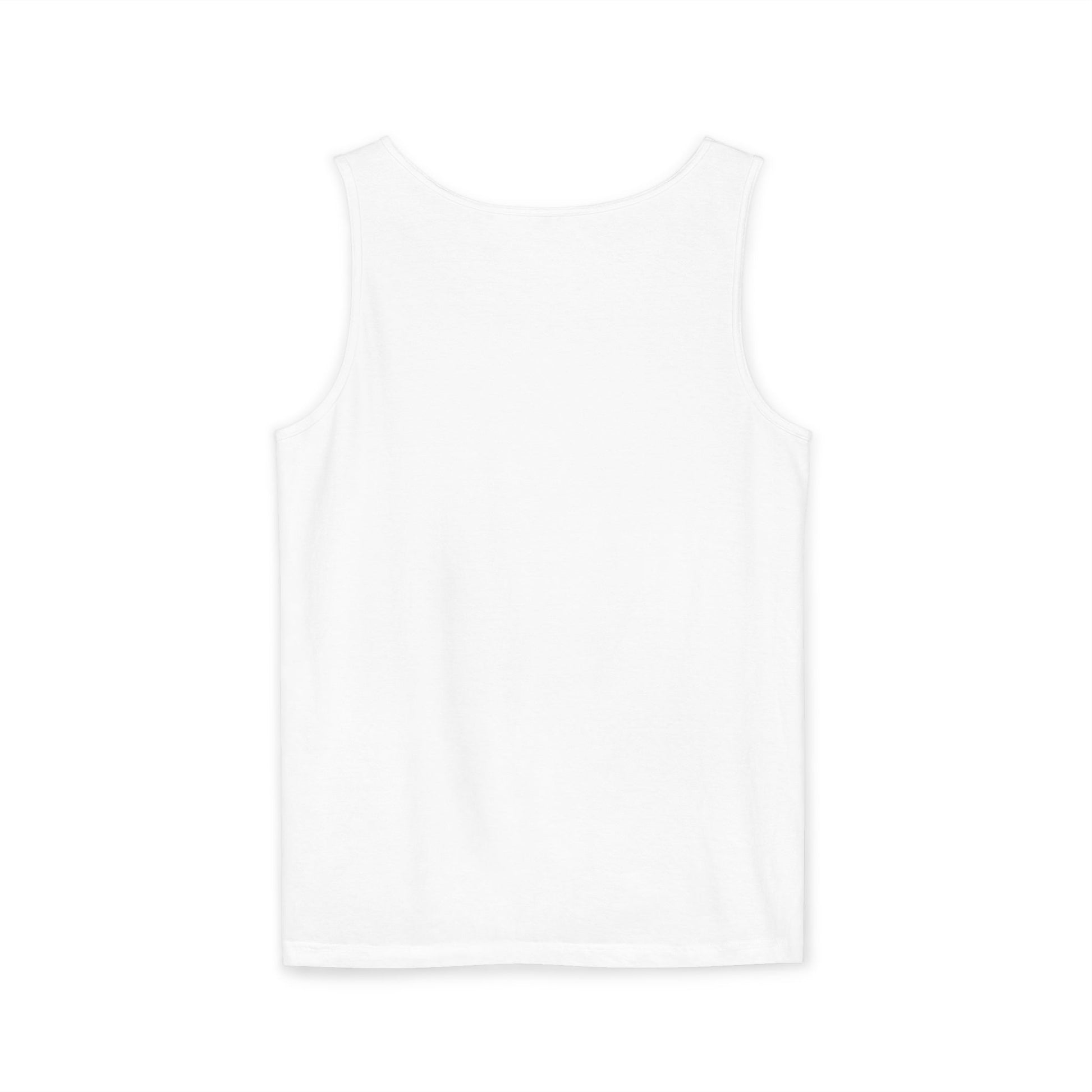 White tank top on a white background